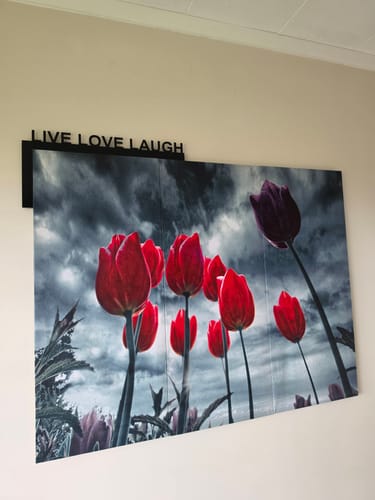 Customer photo review of Custom Door Frame Sign