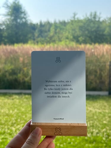 Recenzja produktu Karty Afirmacyjne ze zdjęciem od klienta