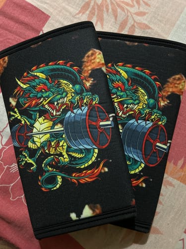 Customer photo review of Dragon Fury 7mm Knee Sleeves