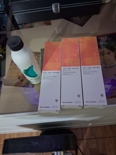 Customer photo review of Tintura Get The Color Sin PPD 100ml Elgon