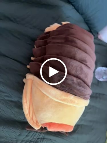 Customer video review of Rubber Ducky Isopod Soft Stuffed Plush Toy
