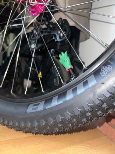 Customer photo review of Ghooost Valve Cap (Presta)