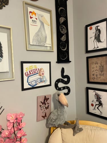 Customer photo review of Shoebill Stork Plush – Soft, Realistic Stuffed Bird Toy for Nature Enthusiasts