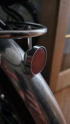 Customer photo review of Velo Orange Grand Cru Fender Mounted Reflector