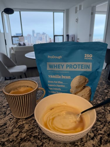 Customer photo review of Gourmet Whey Protein Powders