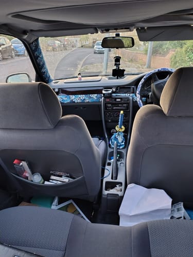 Customer photo review of JDM Style Cloth Fabric Interior