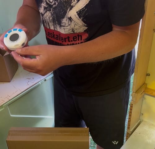 Customer photo review of ThermoLink - Wireless Smart Remote with Integrated Thermostat
