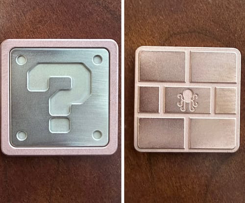 Customer photo review of The Coffer - Copper & Brass Ball Marker
