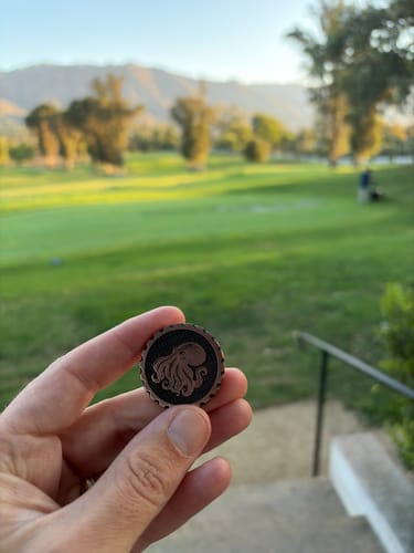Customer photo review of The Octopus Coin β Copper