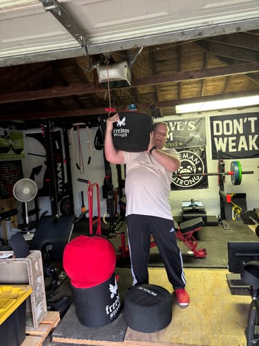 Customer photo review of Strongman Sandbag