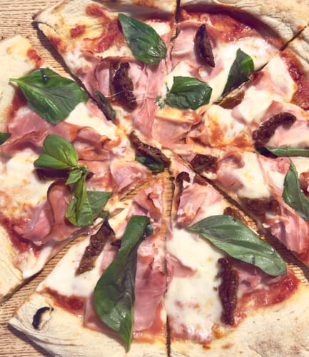Customer photo review of Sourdough Pizza Bases