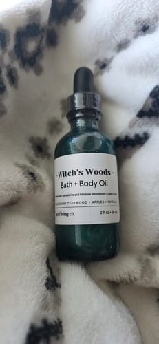 Customer photo review of Witch's Woods Bath & Body Oil