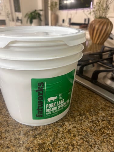 Customer photo review of Organic Pig Pail- 1 Gallon