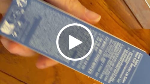 Customer video review of Blue EGF Barrier Lip Balm