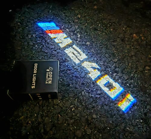 Customer photo review of BMW LED DOOR LIGHTS