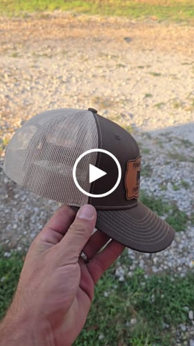 Customer video review of Richardson 112 Custom Leather Patch Hats