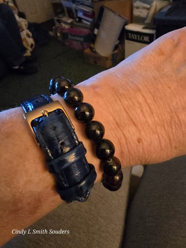 Customer photo review of Selavra Garnet Bracelet