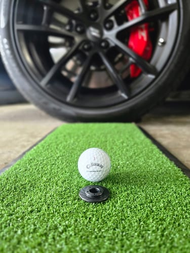 Customer photo review of Rotor Golf Ball Marker - Black Oxide Carbon Steel | Kraken Golf