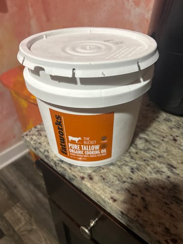 Customer photo review of 1 Gallon Organic Grass-Fed Beef Tallow