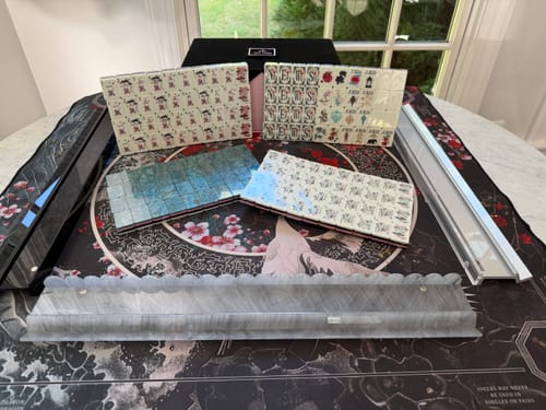 Customer photo review of Imperial Lotus Teal Tiles & Imperial Bloom Mat Bundle