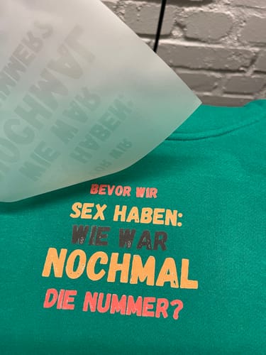 Customer photo review of Bügelbilder selbst gestalten