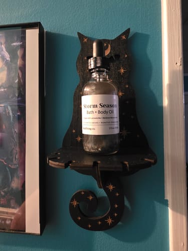Customer photo review of Storm Season Bath & Body Oil