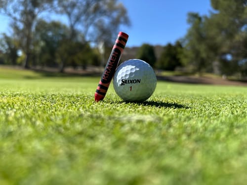 Customer photo review of Red Birdie Crayon Pitch Tool