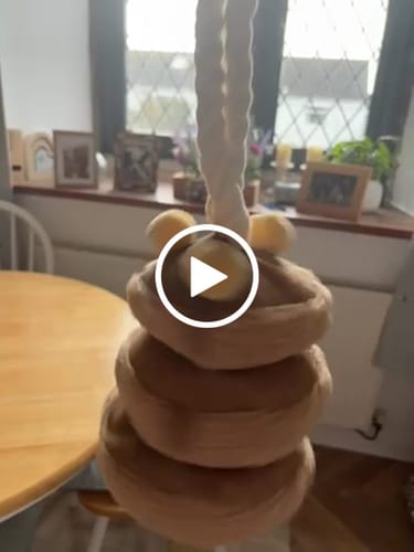 Customer video review of Maple Pancake Stack Toy