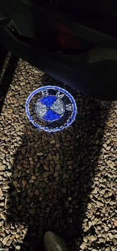 Customer photo review of BMW F SERIES DOOR LIGHTS