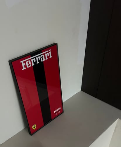 Customer photo review of Wall Display Frame For LEGOÂź TECHNICâą Ferrari F1 SF24 42207
