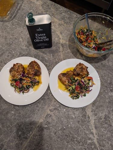 Customer photo review of Nifolia Extra Virgin Olive Oil 1L Tin