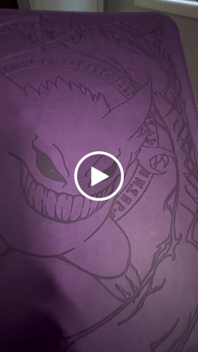 Customer video review of Purple Evil - Toploader Trading Card Binder