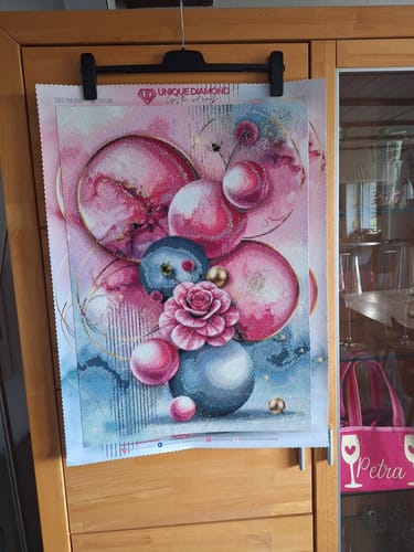Customer photo review of 5D Diamond Painting – Rosengoldene Balance