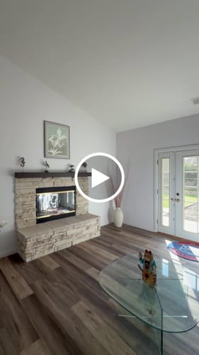 Customer video review of Non-Combustible Metal Fireplace Mantel Shelf | Custom Floating Mantel, Black