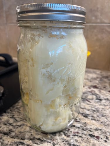 Customer photo review of 1 Gallon Organic Grass-Fed Beef Tallow