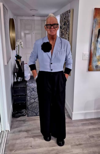 Customer photo review of Men's Casual Contrast Color Long Sleeve Jumpsuit SKUL48607