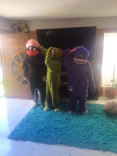 Customer photo review of The Snuggle Onesie™