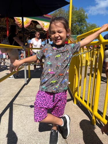 Customer photo review of Biscuit’s Birthday Pocket Tee