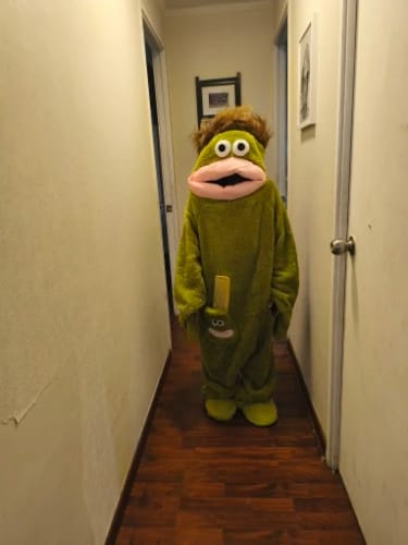 Customer photo review of The Snuggle Onesie™