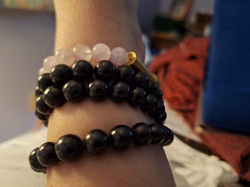 Customer photo review of Selavra Garnet Bracelet
