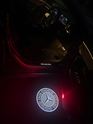 Customer photo review of MERCEDES DOOR LIGHTS
