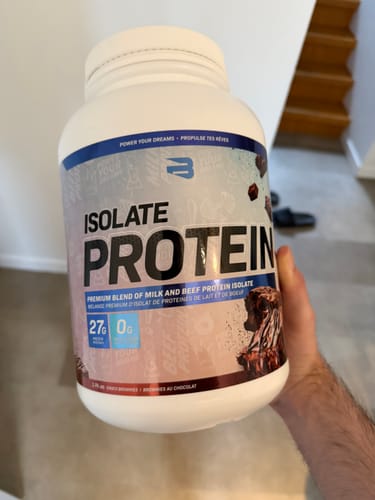 Customer photo review of Isolate Protein