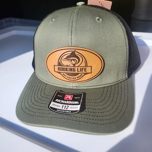 Customer photo review of Richardson 112 Custom Leather Patch Hats