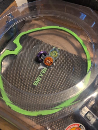 Customer photo review of Takara Tomy Beyblade X UX-21 Hells Nether Deck Set