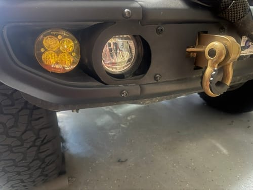 Customer photo review of Jeep JK/JL/JT Front Shackle Tab Kit (Rated 10,000-lbs Tensile Strength Tow Point)