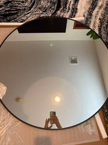 Customer photo review of 36 Inch Round Mirror