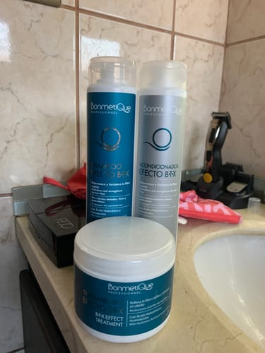 Customer photo review of Tratamiento Capilar Ácido Hialurónico Bonmetique