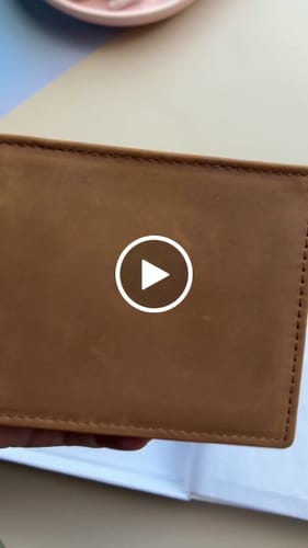 Customer video review of To My Dad - You Are Loved & Appreciated - Engraved Premium Bi-fold Leather Wallet Gift - SS627