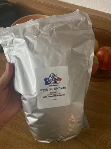 Customer photo review of Organic Goat Milk Powder