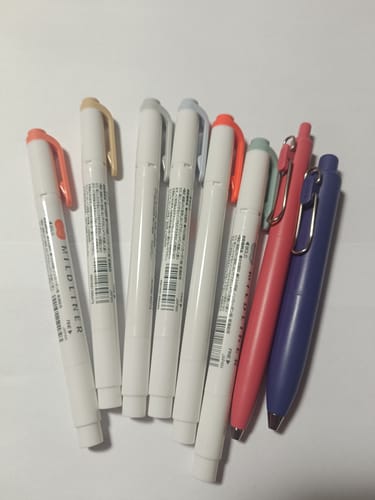 Customer photo review of Uni-ball One F - Bolígrafo Tinta Gel Colores 0,5 mm